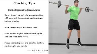 139. Barbell Eccentric Squat Jump