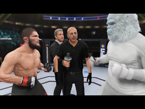 UFC 4 - Khabib vs. Big Yeti - Christmas Fight ☝️🦅