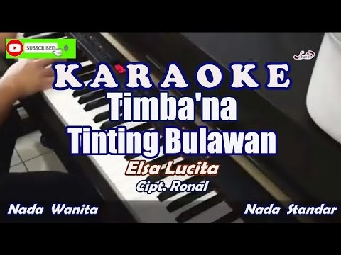 Karaoke Timba'na Tinting Bulawan - Elsa Lucita||Cipt. Ronal