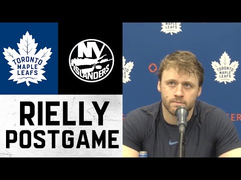 Morgan Rielly Post Game ' Toronto Maple Leafs vs New York Islanders - January 22, 2022
