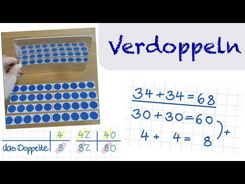 Verdoppeln Klasse 2 Addition | Erklärfilm Lernvideo Mathe Grundschule
