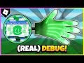 How To Get DEBUG GLOVE Out Of Bounds BADGE In SLAP BATTLES ROBLOX