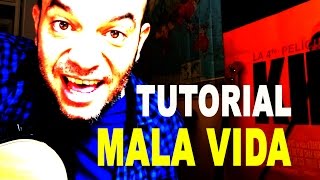 Como tocar MALA VIDA de MANO NEGRA Tutorial GUITARRA Fy¡cil