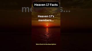 Heaven 17 Fact Four #humanleague #members