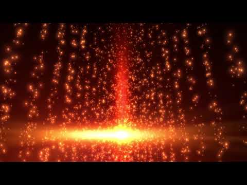 4K MOVING BACKGROUND - Red Orange Worship Particle Trails #AAVFX