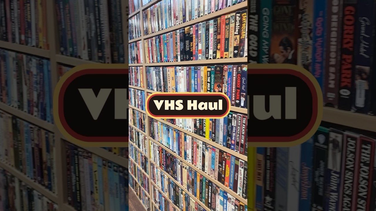 VHS Tapes Haul Part 1 #vhs #moviecollection #physicalmedia