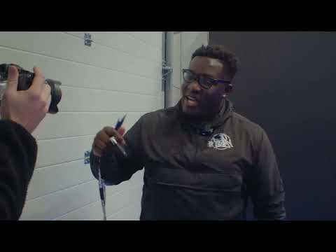 DMO Gets the best alarm system to protect his Matte Black Huracan Performante.