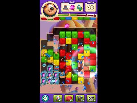 Toon Blast Level 7212 - NO BOOSTERS 🐻🐺🐱 | SKILLGAMING ✔️