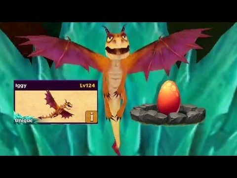 Iggy max level 124 titan mode-unique dragon||Dragons rise of Berk