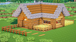 Minecraft: How To Build a Survival Wooden House / Tutorial #75