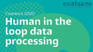 Human in the loop data processing