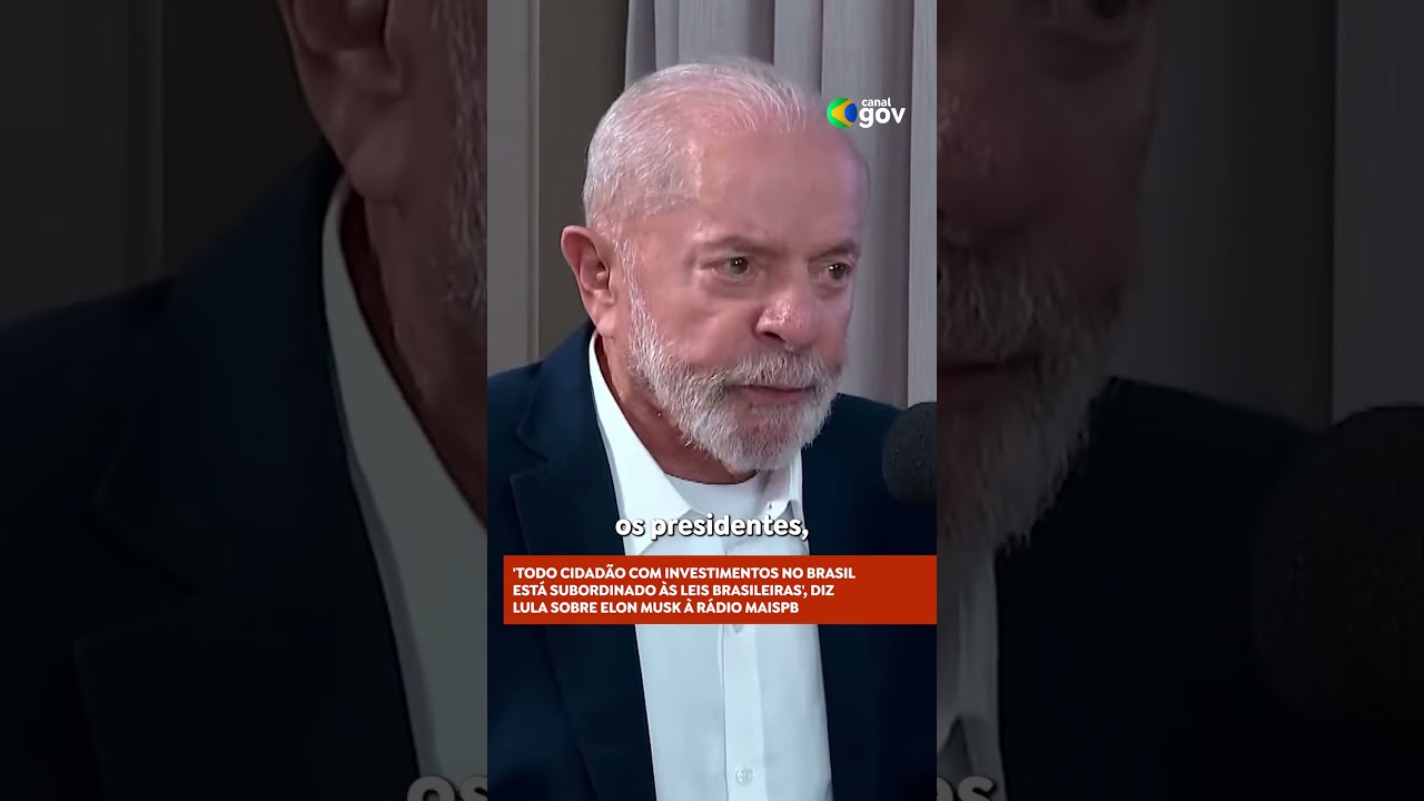 LULA FALA SOBRE ELON MUSK À RÁDIO MAISPB #elonmusk #presidentelula #lula #twitter