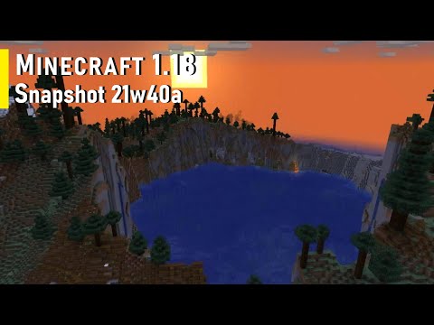 Minecraft 1.18 Snapshot 21w40a - Mob Spawning and Biome Generation Tweaks