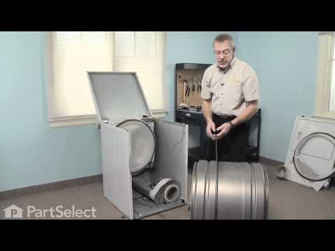 Dryer Repair- Replacing the Roller Bracket & Shaft Assembly (Whirlpool Part #40113601)