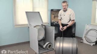 Dryer Repair - Replacing the Roller Bracket & Shaft Assembly (Whirlpool Part #40113601)