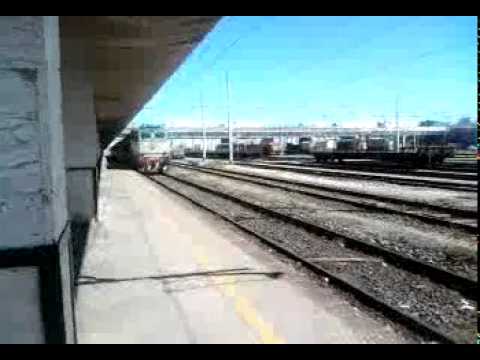 E656 001 in parteza da Messina Centrale - i suoni del caimano parte 1