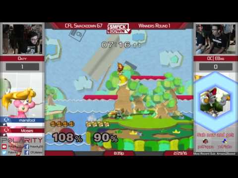 CFLS67 - Oaty (Peach) vs OC Ebag (Sheik/Fox)