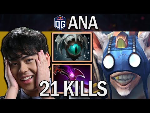 OG.ANA SMURF MEEPO WITH 21 KILLS & SILVEREDGE - DOTA 2 7.31 GAMEPLAY