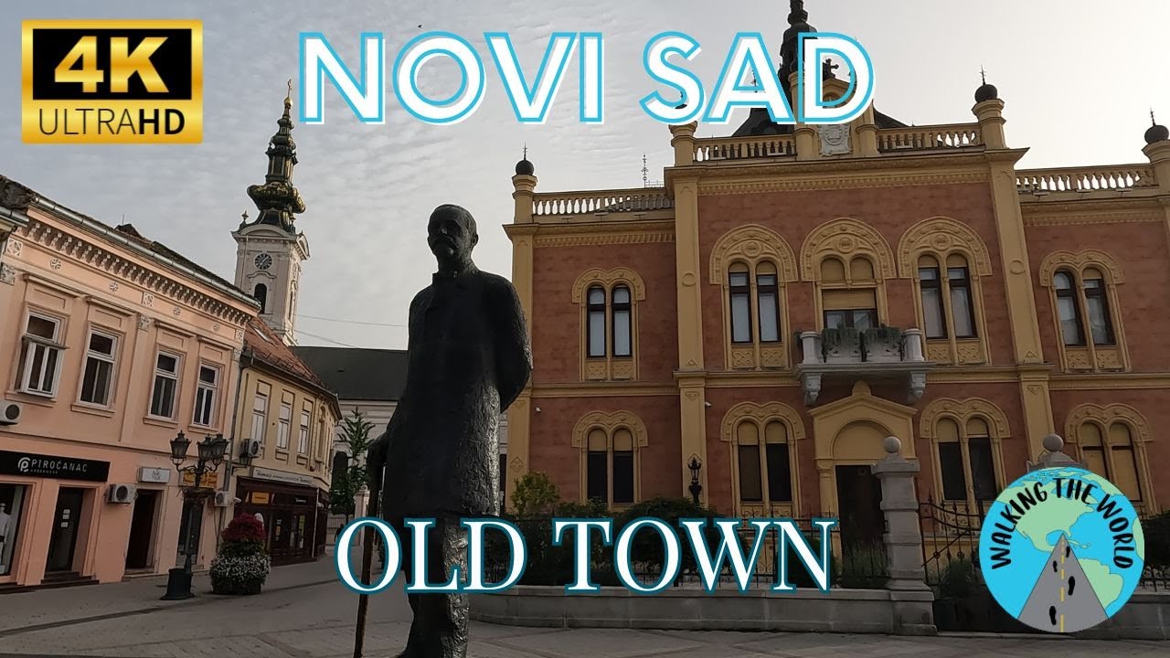 Immersive street-level walking tour through Novi Sad, Serbia, showcasing authentic urban landscapes, local architecture, and the vibrant atmosphere of the city's neighborhoods