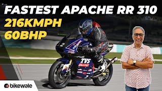 60bhp TVS Apache RR 310 RACE BIKE Takes on Sepang! | BikeWale