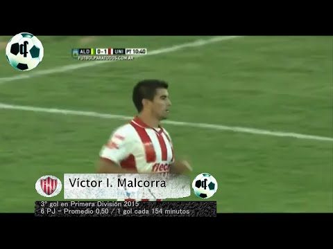 Gol Víctor Ignacio Malcorra - Aldosivi 0 Vs Unión 2 - Primera División 2015