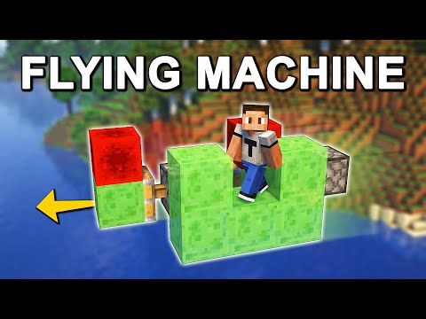 The Easiest FLYING Machine in Minecraft 1.21+ (Tutorial)