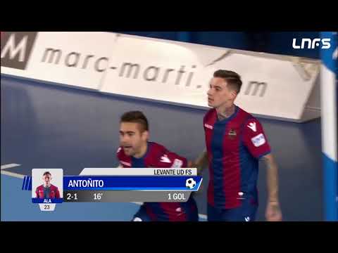 Gol Antoñito (2-1) Catgas Energia - Levante UD FS. J19, 1Div. LNFS