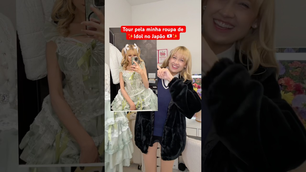 COMO eu me vesti de IDOL /part1 #japão #idol #dance