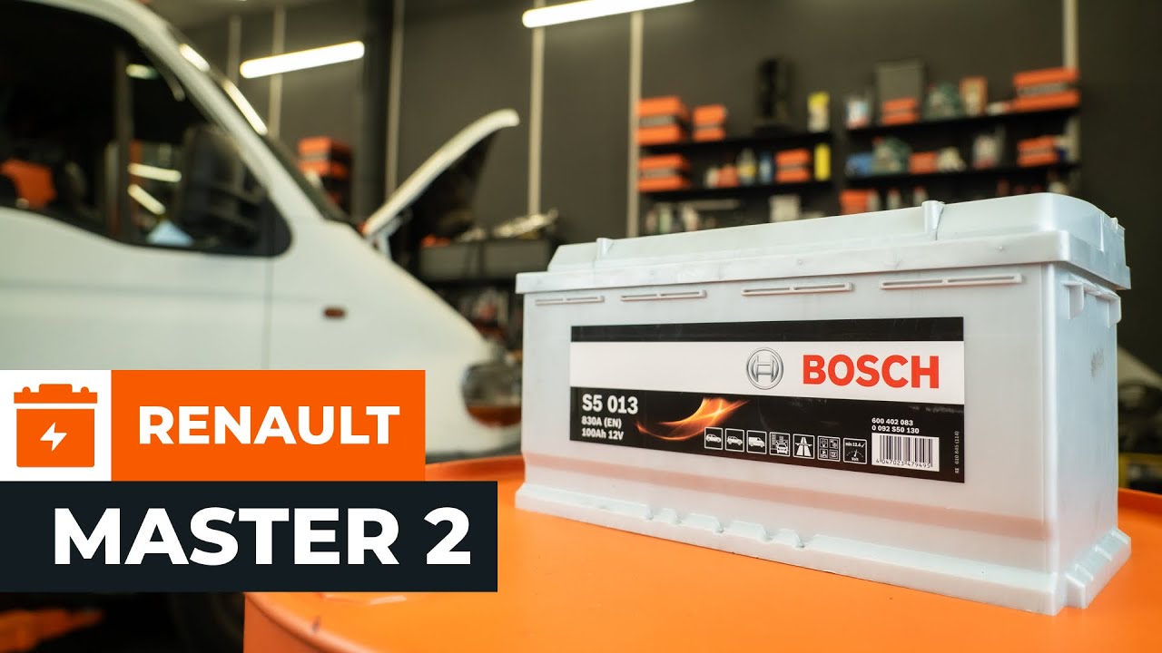 Byta batteri på Renault Master 2 skåpbil – utbytesguide