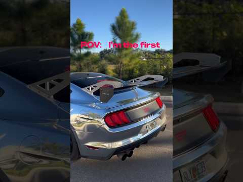 First Street MuStang GTD Wing       IG: @_durwood_wrapz- Link in bio #mustang #gt #gtd #cartok #s550