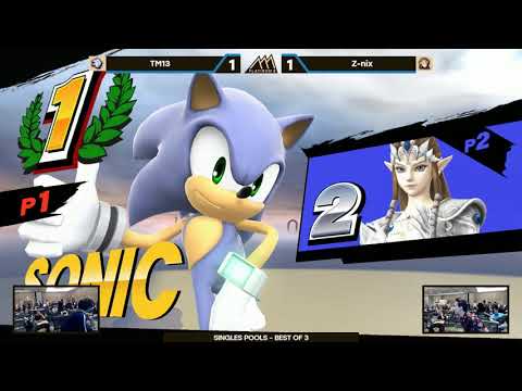 Flatiron 3 Singles Pools - TM13 (Sonic) vs Z-nix (Zelda)
