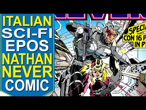 NATHAN NEVER COMIC REVIEW! BLADE RUNNER LIKE SCI-FI NOIR! Drawn by NICOLA MARI! A Masterpiece!!!