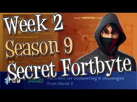 Fortnite - Fortbyte #13 : Found hidden within Loading Screen #2 Location Guide (Week 2, Season 9) Video