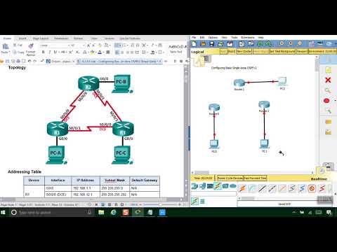 Lab   Configuring Basic Single Area OSPFv2 1