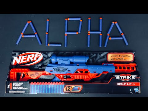 NERF ALPHA STRIKE WOLF LR-1 TOY GUN Review + Shoot Testing