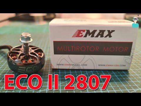 Emax ECO II 2807 - Schubtests und Flugaufnahmen