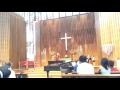 Handbell playing by Mary 