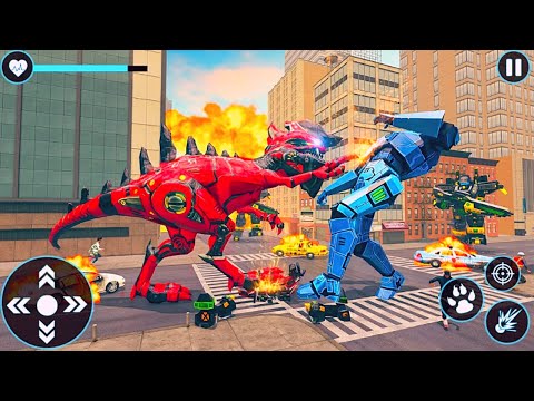Raptor Robot Transformer Jet City Rescue Mission Android Gameplay