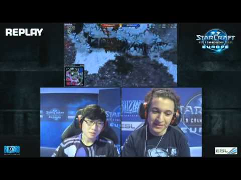 Stephano vs ForGG Widow Mine Backfire @ WCS EU Ro4
