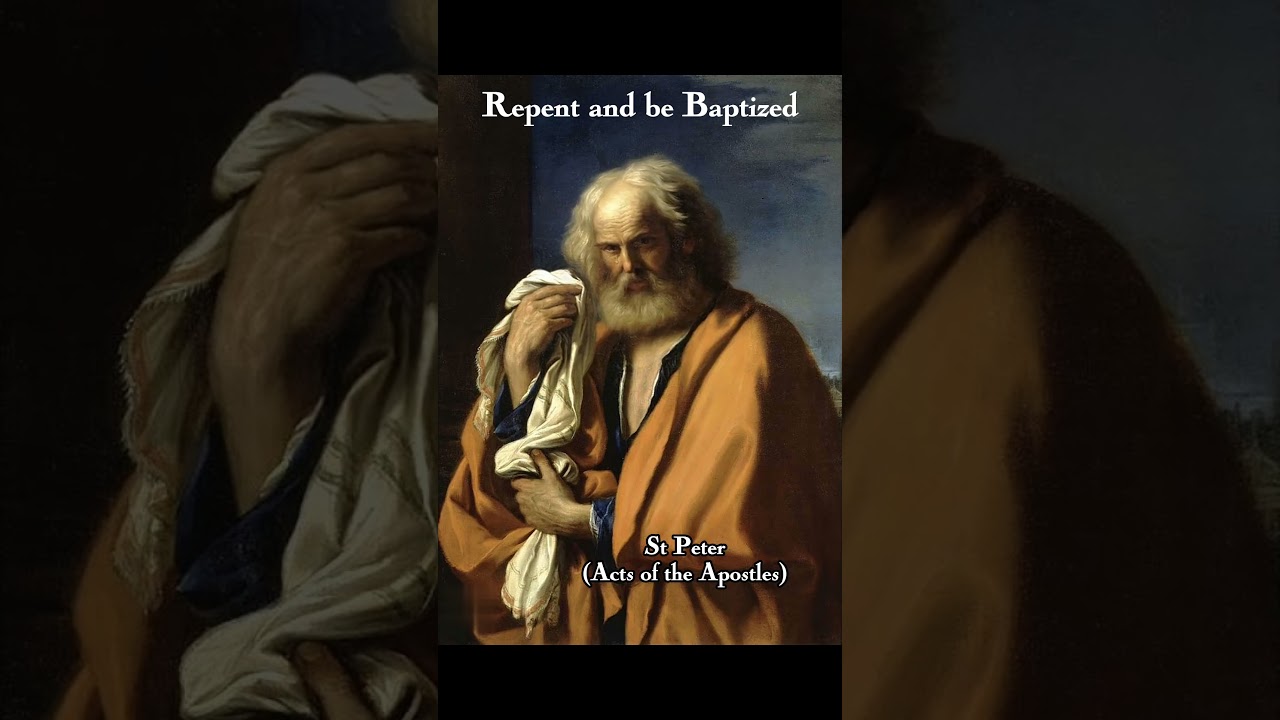Repent and Be Baptized | St Peter #shorts