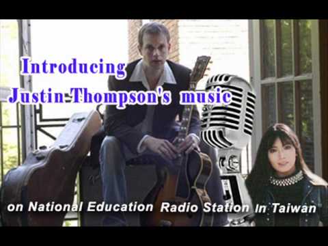 Lulu Introducing Justin Thompson's music on National Education Radio Station in Taiwan_2
