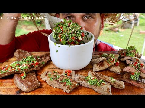 PREPARANDO CHIMICHURRI CASERO PARA LAS CARNES CHURRASCO Y STEAK