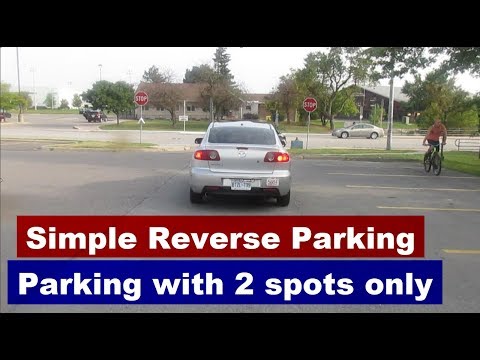 Simple Reverse Parking | English | Method 2 | Video