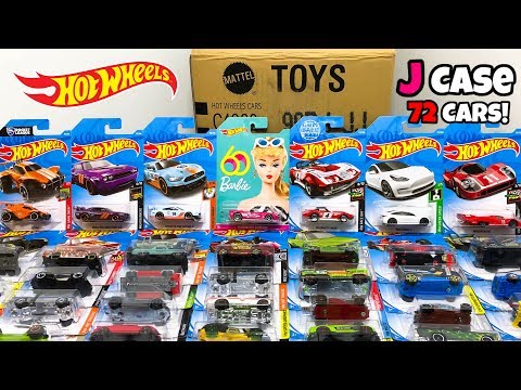 Unboxing Hot Wheels 2019 J Case 72 Car Assortment!