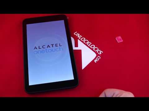 How To Unlock Alcatel OneTouch POP 7S tablet (P330 & P330X) by unlock code.