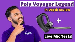 Plantronics Voyager Legend UC In-Depth Review + Mic Test