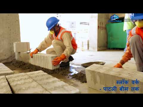 Concrete cement brick, 24 in x 10 in x 8 in