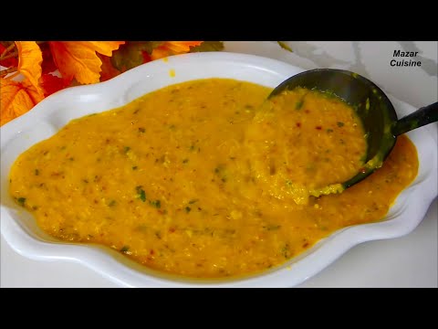 The most Delicious Dal Recipe دال با کیفیت و ذایقه خاص Lentil Dal recipe