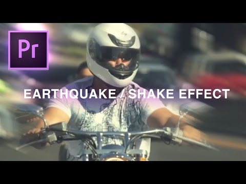 Earthquake Camera Shake Transition Effect | Adobe Premiere Pro CC Tutorial (How to)