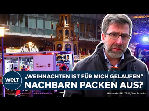 ANSCHLAG IN MAGDEBURG: „Er war immer freundlich“ - Nachbarn des Tatverdächtigen packen aus?
